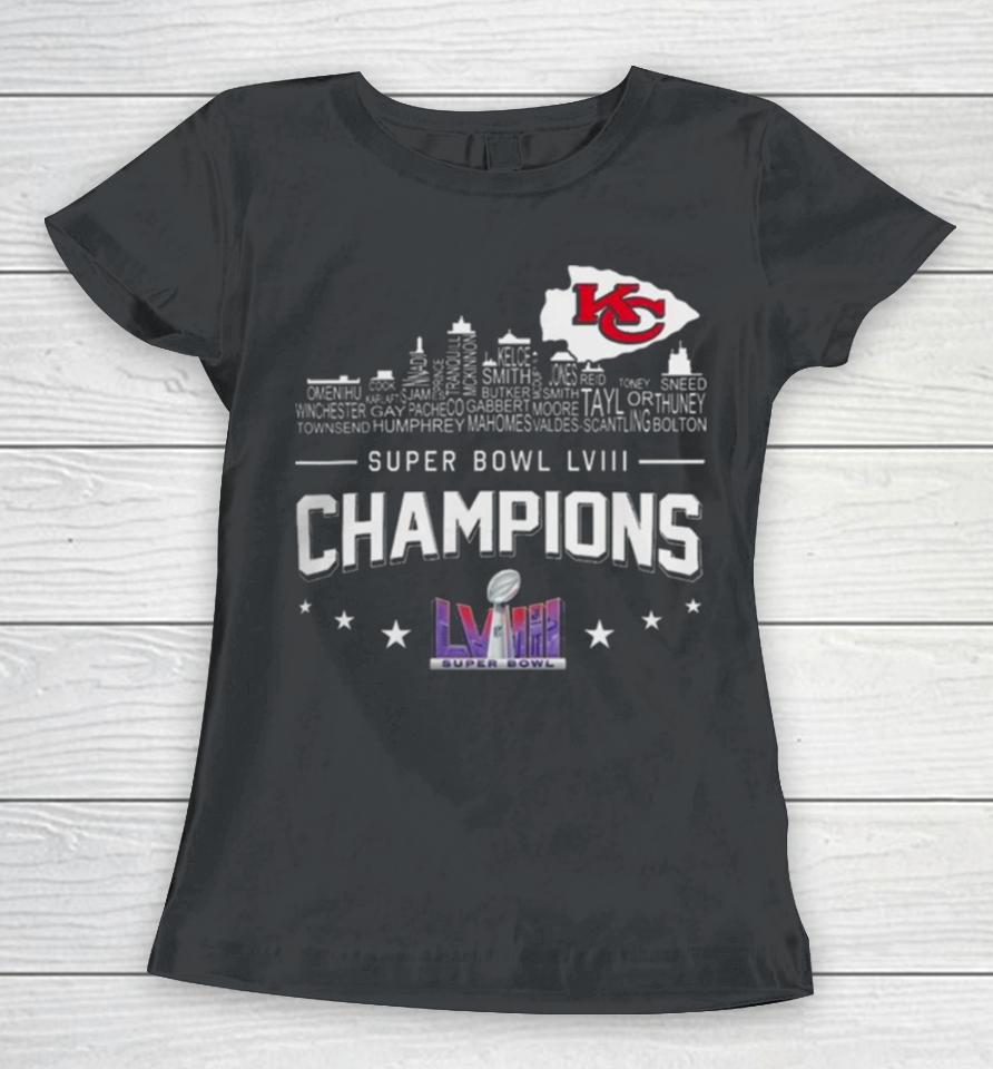 Kansas City Chiefs Champions Nfl Logo Women T-Shirt