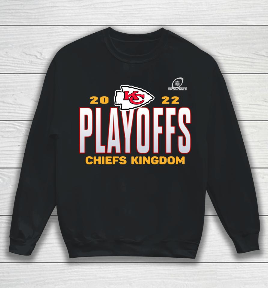 Kansas City Chiefs Fanatics Branded Charcoal 2022 Nfl Playoffs Our Time Sweatshirt