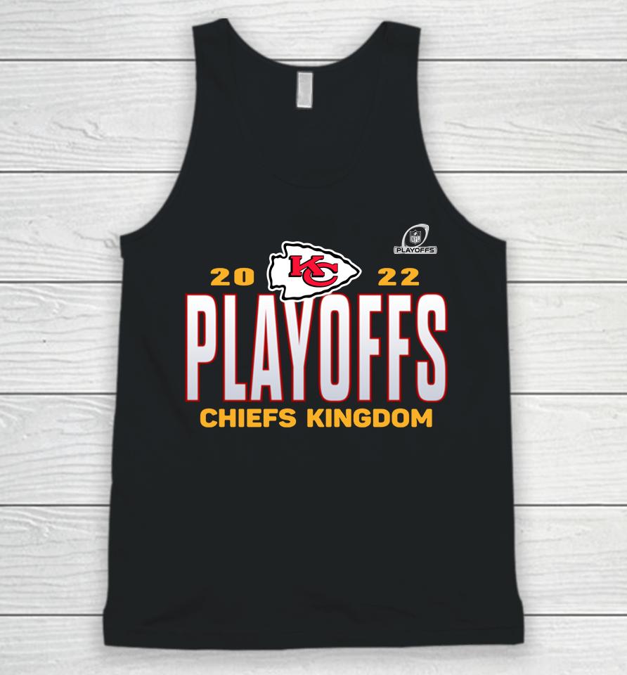 Kansas City Chiefs Fanatics Branded Charcoal 2022 Nfl Playoffs Our Time Unisex Tank Top
