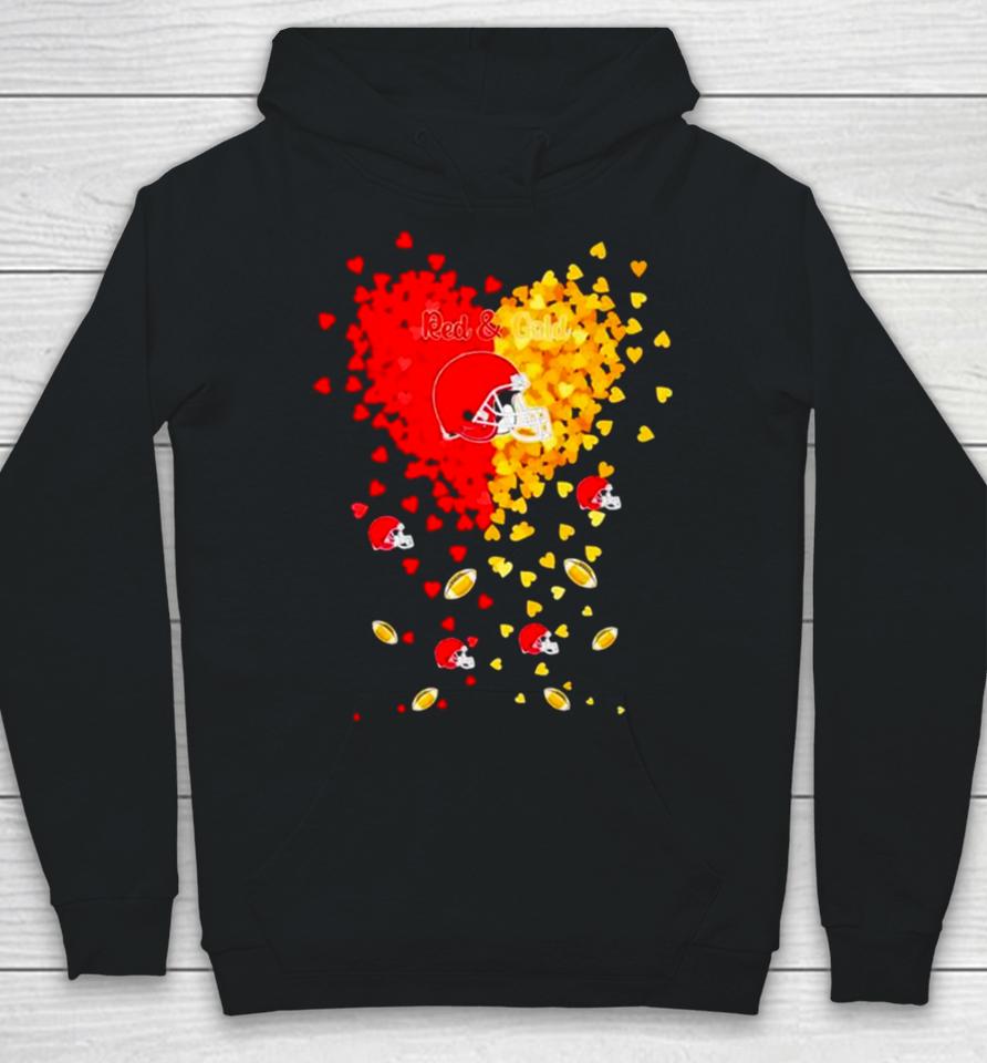 Kansas City Chiefs Football Red And Gold In My Heart Hoodie