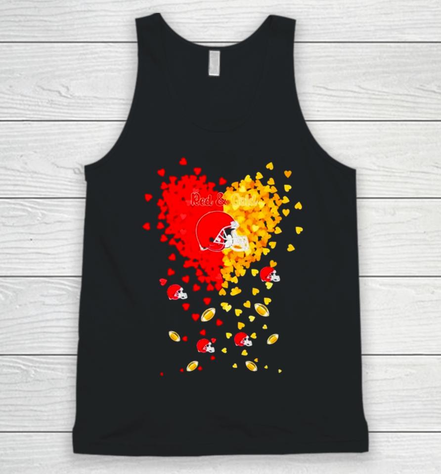 Kansas City Chiefs Football Red And Gold In My Heart Unisex Tank Top
