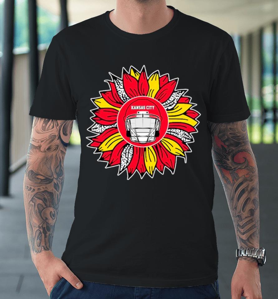Kansas City Chiefs Football Sunflower Premium T-Shirt