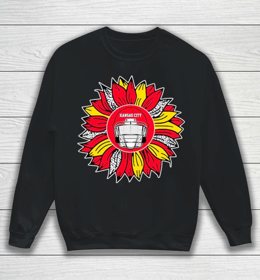 Kansas City Chiefs Football Sunflower Sweatshirt