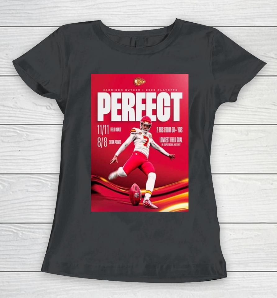 Kansas City Chiefs Harrison Butker You Can Call Him Mr Perfect Women T-Shirt