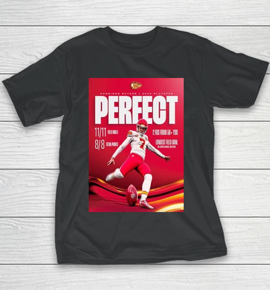 Kansas City Chiefs Harrison Butker You Can Call Him Mr Perfect Youth T-Shirt