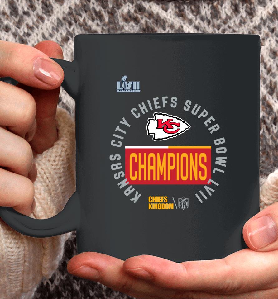 Kansas City Chiefs Kingdom 2023 Super Bowl Lvii Champions Coffee Mug