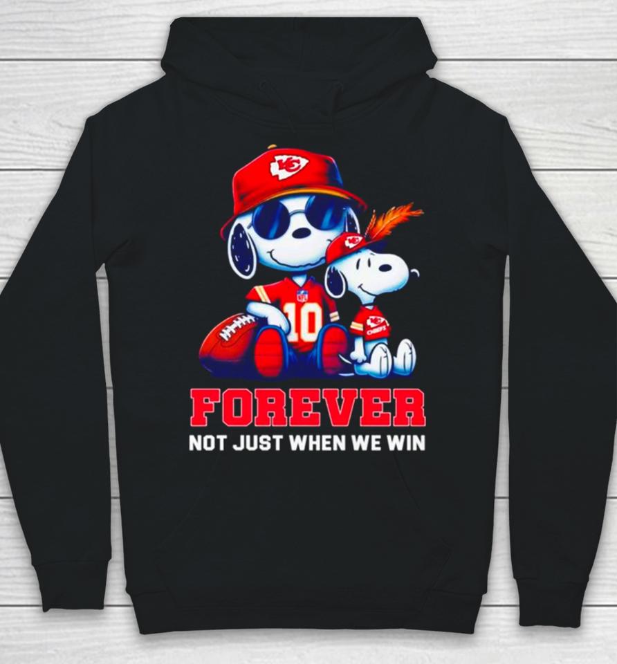 Kansas City Chiefs Snoopy Forever Not Just When We Win Hoodie