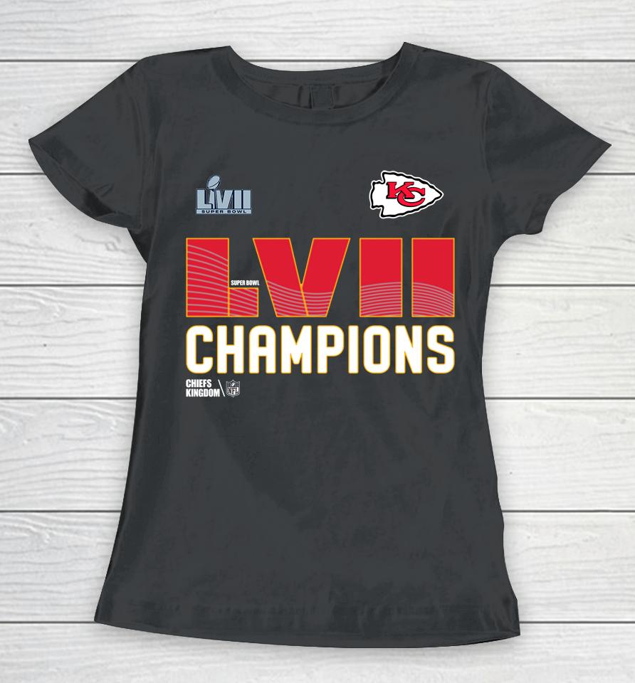 Kansas City Chiefs Super Bowl Lvii Champions Women T-Shirt