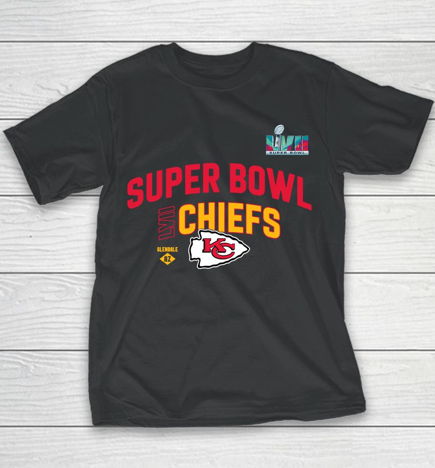 Kansas City Chiefs Super Bowl Lvii Youth T-Shirt