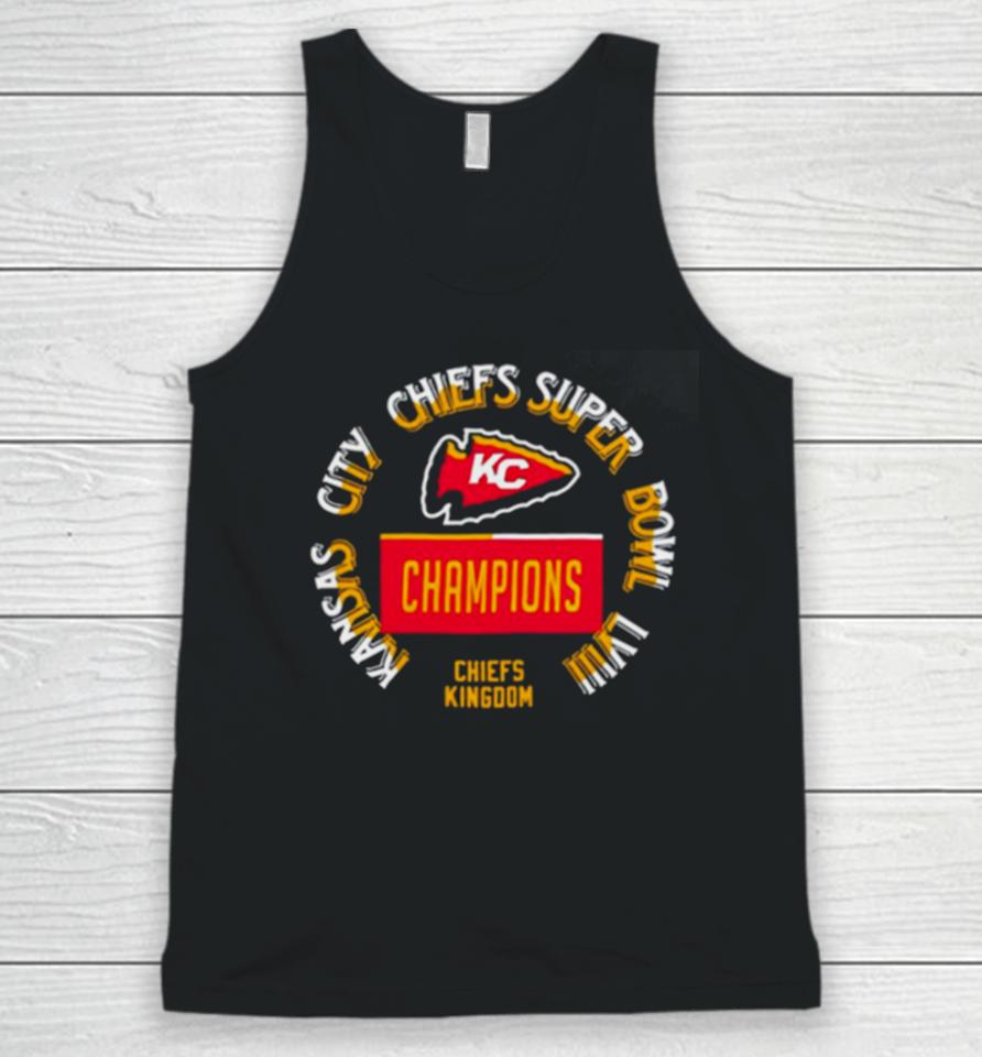 Kansas City Chiefs Super Bowl Lviii Chiefs Kingdom Champions Unisex Tank Top
