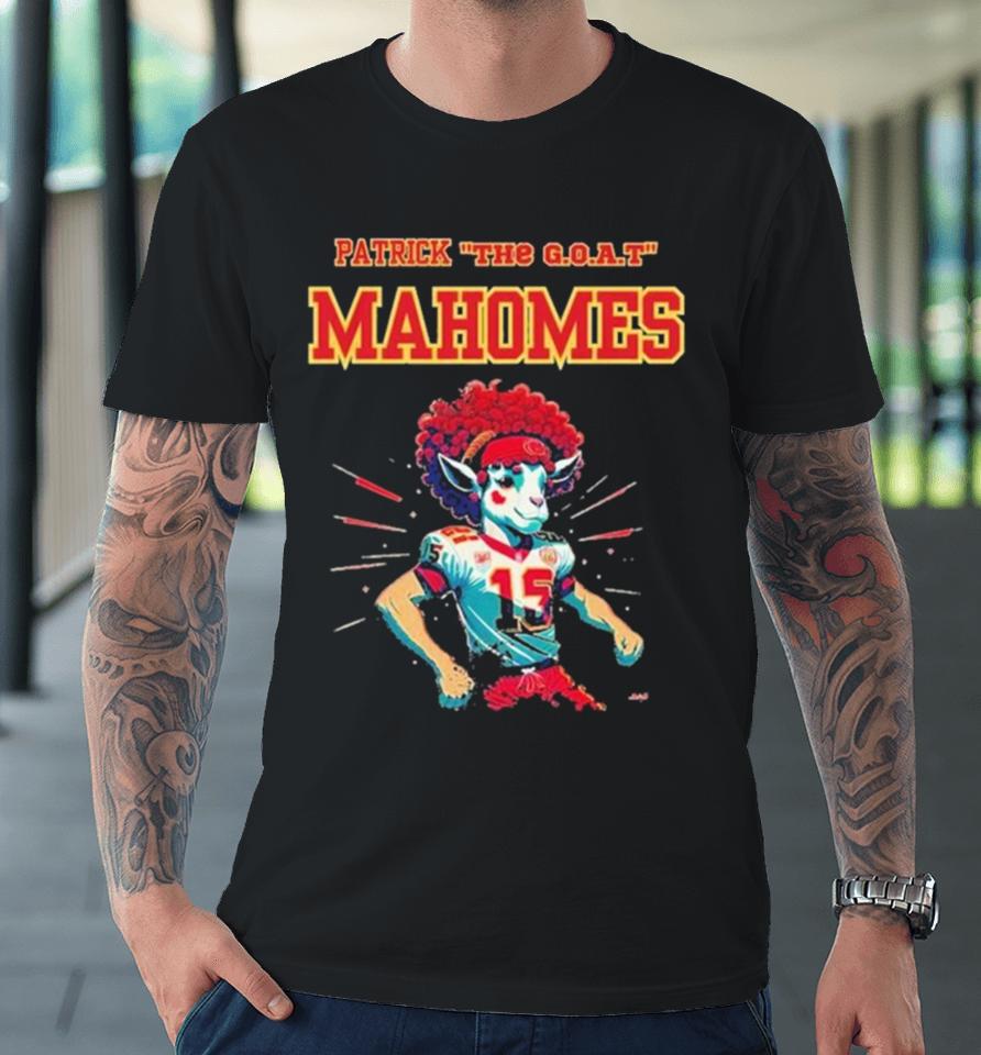 Kansas City Chiefs Super Bowl Lviii Patrick The Goat Mahomes Premium T-Shirt