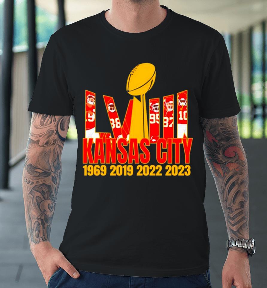 Kansas City Chiefs Super Bowl Lviii Trophy Player Premium T-Shirt