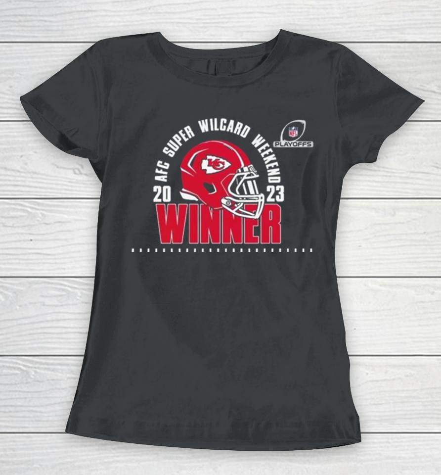 Kansas City Chiefs Winner Nfl Playoff Nfc Super Wildcard Weekend 2023 Women T-Shirt