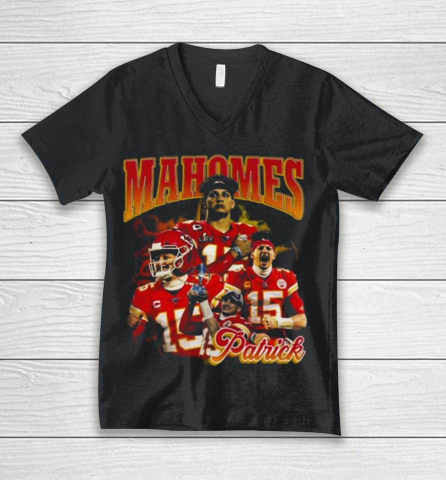 Kansas City Football Patrick Mahomes Unisex V-Neck T-Shirt