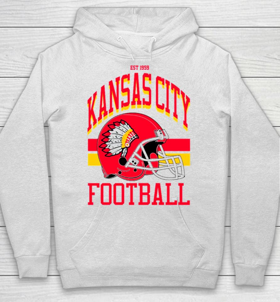 Kansas City Football Red Jersey Hoodie