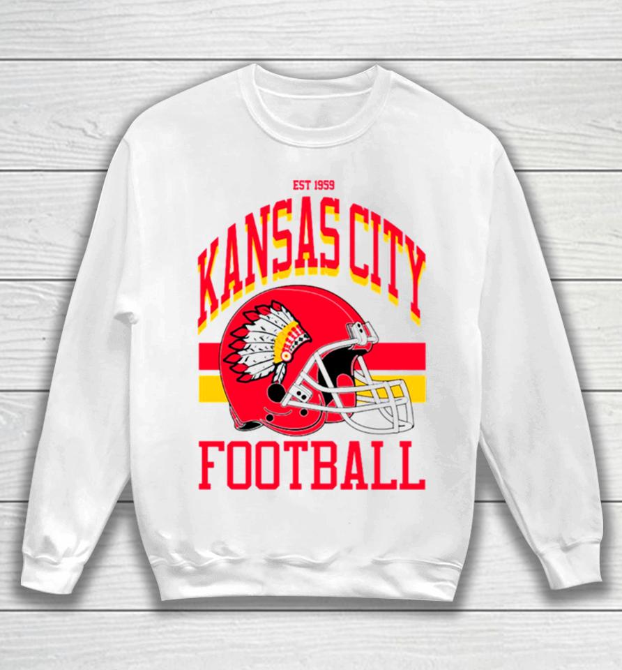 Kansas City Football Red Jersey Sweatshirt