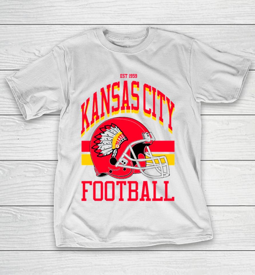 Kansas City Football Red Jersey T-Shirt