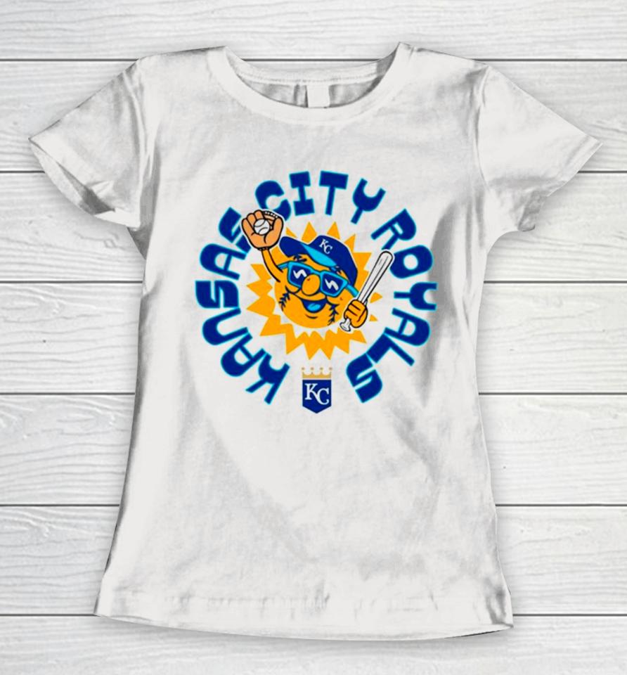Kansas City Royals Baseball Sun Women T-Shirt