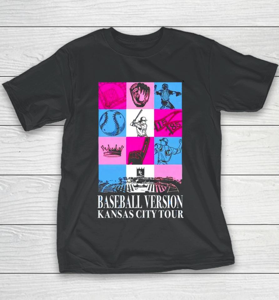 Kansas City Royals Baseball Version Kansas City Tour Youth T-Shirt
