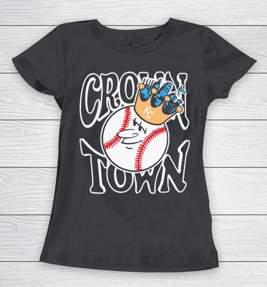 Kansas City Royals Crown Town Baseball Women T-Shirt