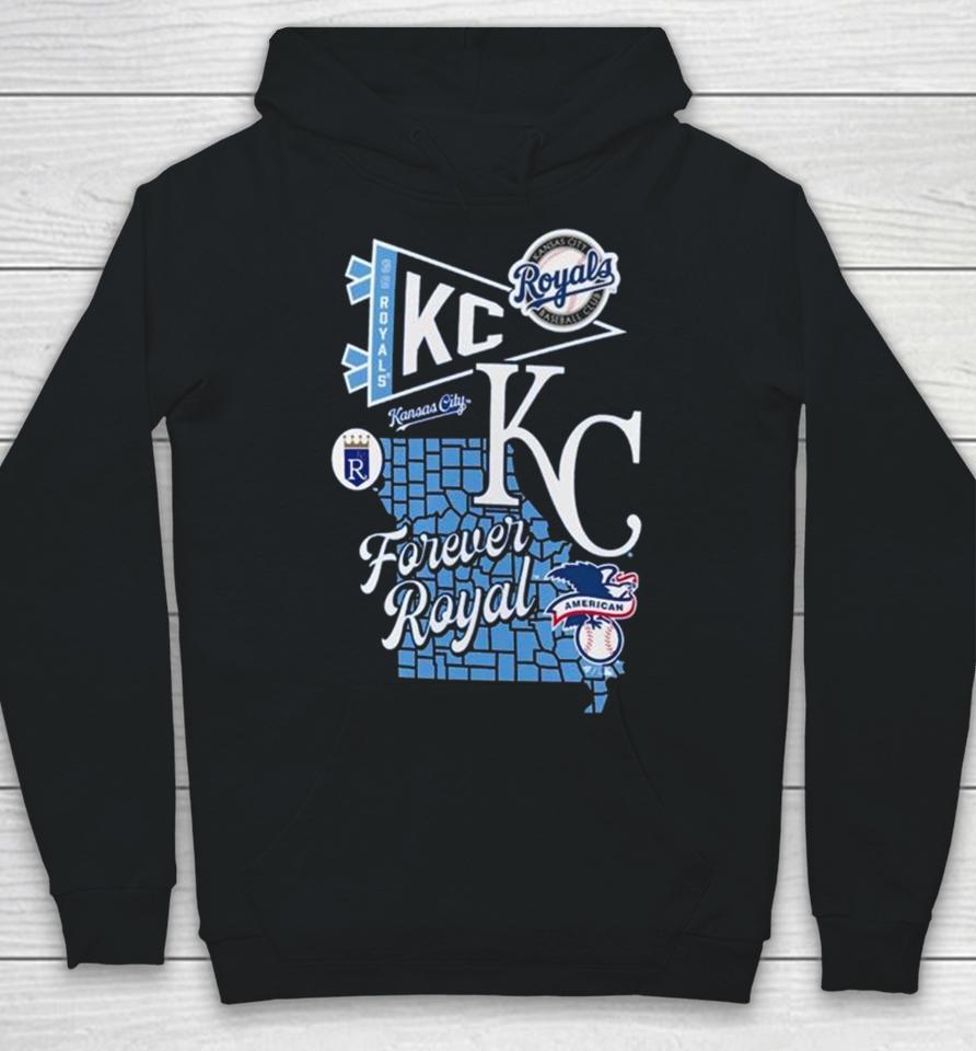 Kansas City Royals Split Zone Forever Royal Hoodie