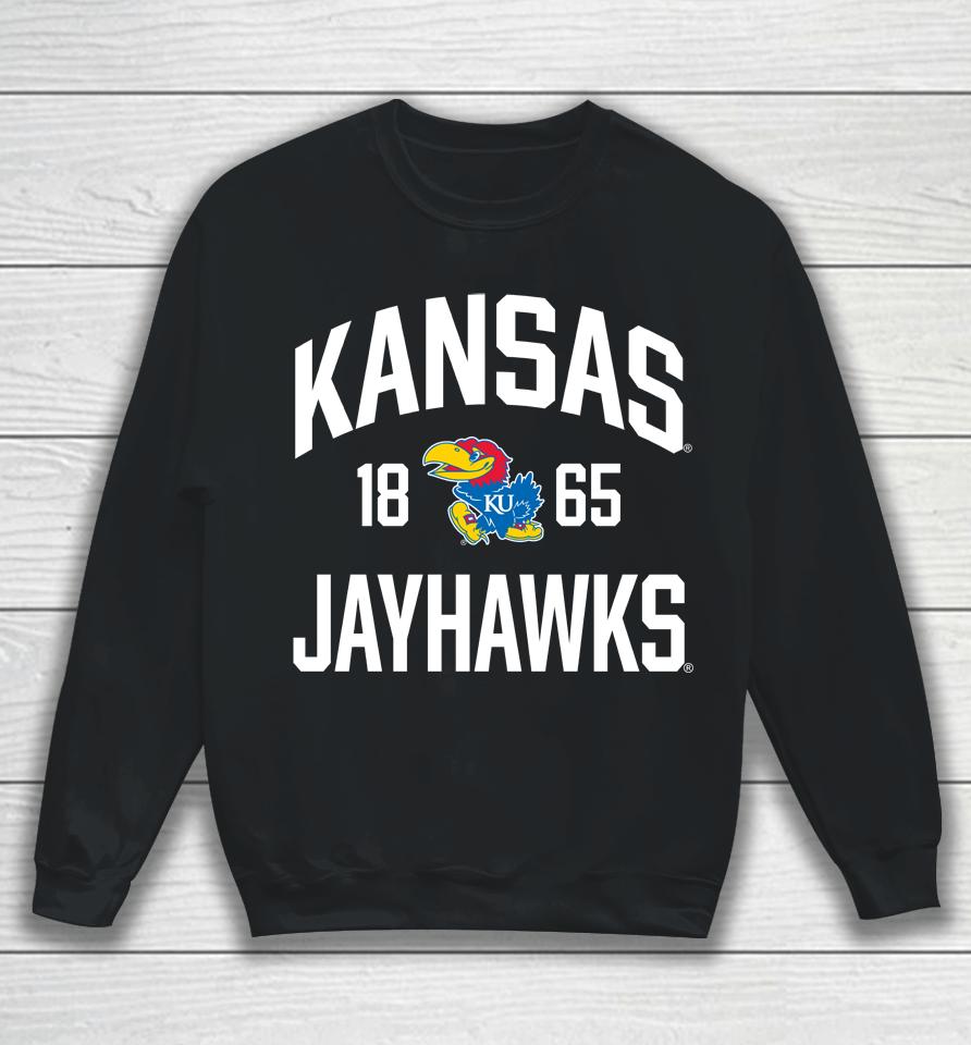 Kansas Jayhawks 1274 Victory Falls 1865 Sweatshirt