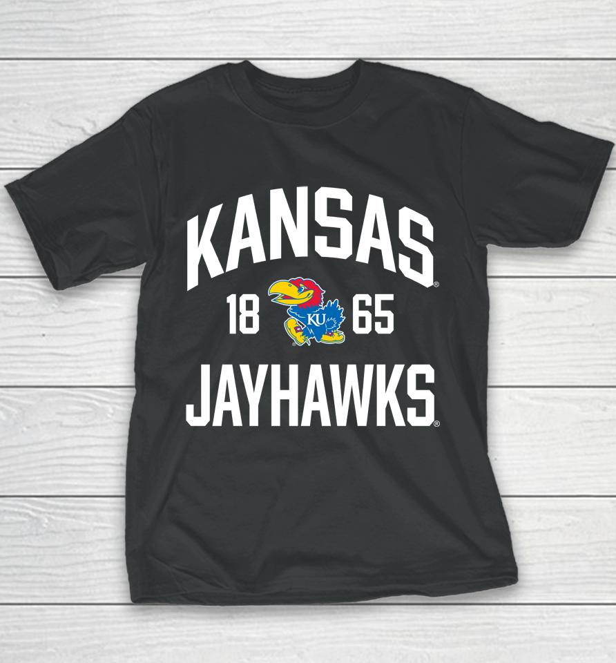 Kansas Jayhawks 1274 Victory Falls 1865 Youth T-Shirt