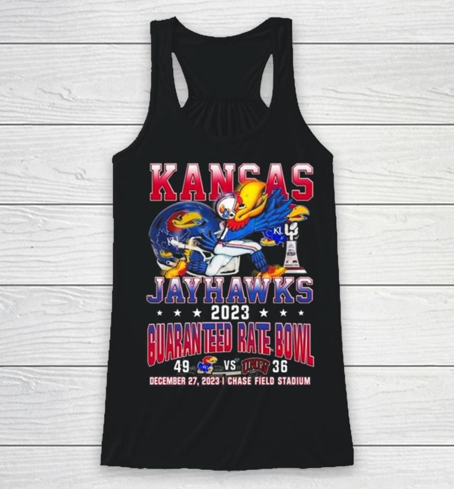Kansas Jayhawks 2023 Guaranteed Rate Bowl Chase Field Stadium Racerback Tank