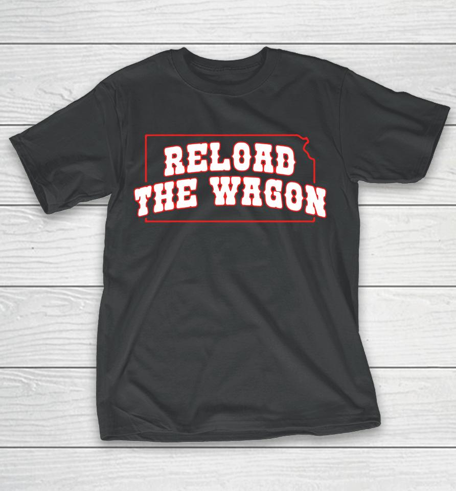 Kansas Jayhawks Reload The Wagon Barstool Sports T-Shirt