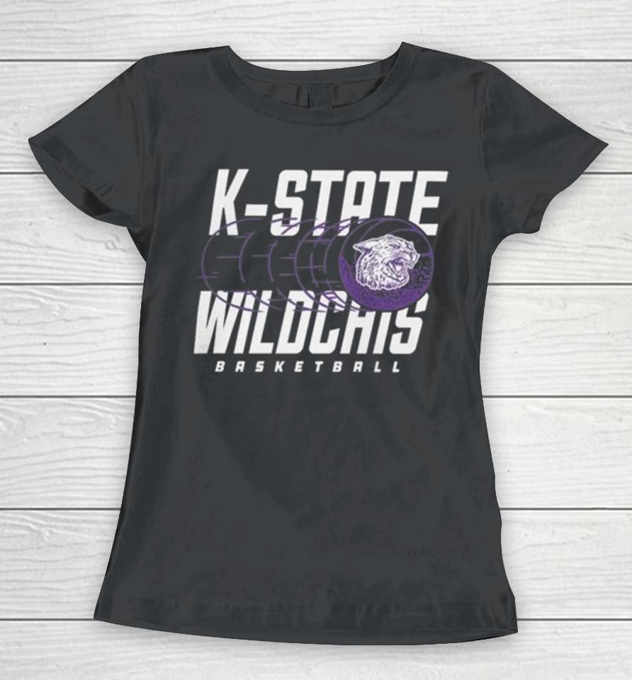 Kansas State Wildcats Basketball Logo 2024 Women T-Shirt