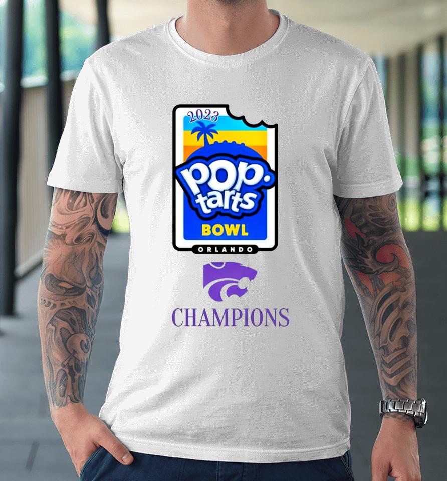 Kansas State Wildcats Football 2023 Pop Tarts Bowl Champions Premium T-Shirt