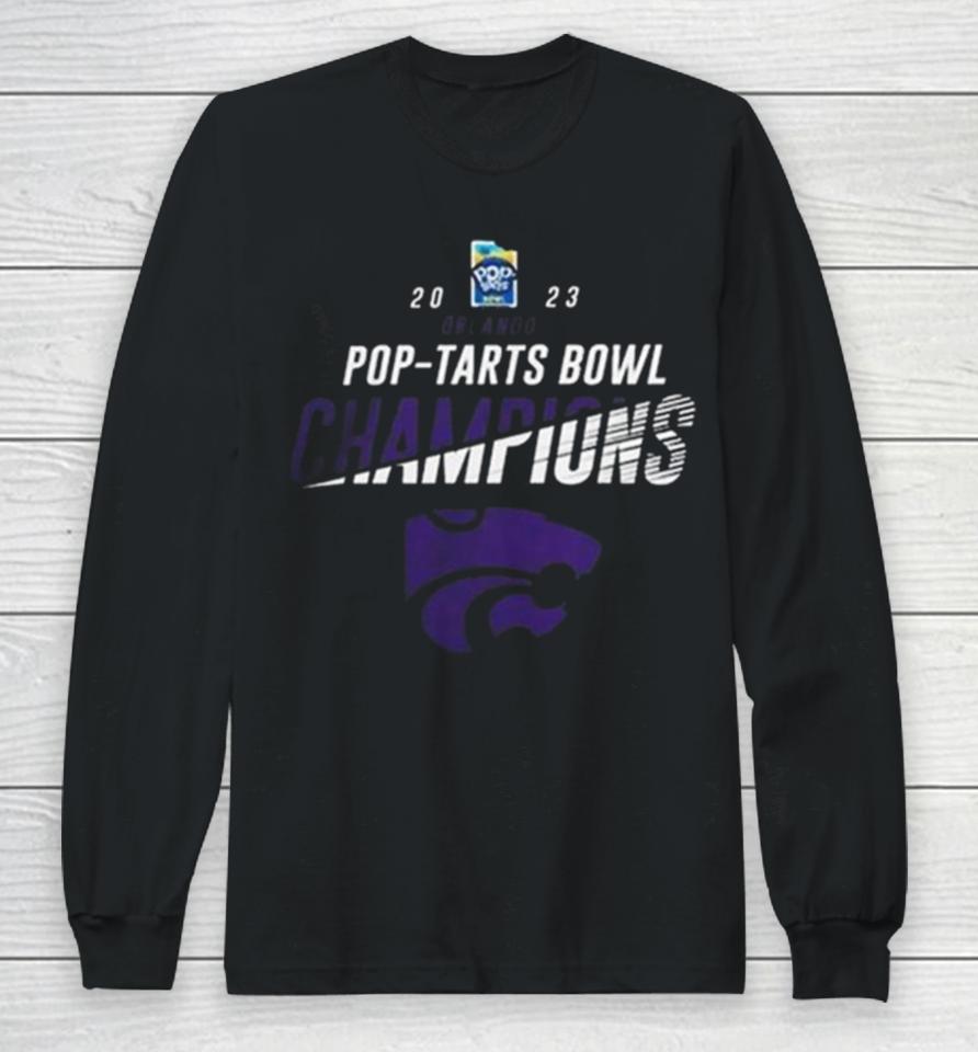 Kansas State Wildcats Win The 2023 Orlando Pop Tarts Bowl Champions Ncaa College Football Long Sleeve T-Shirt
