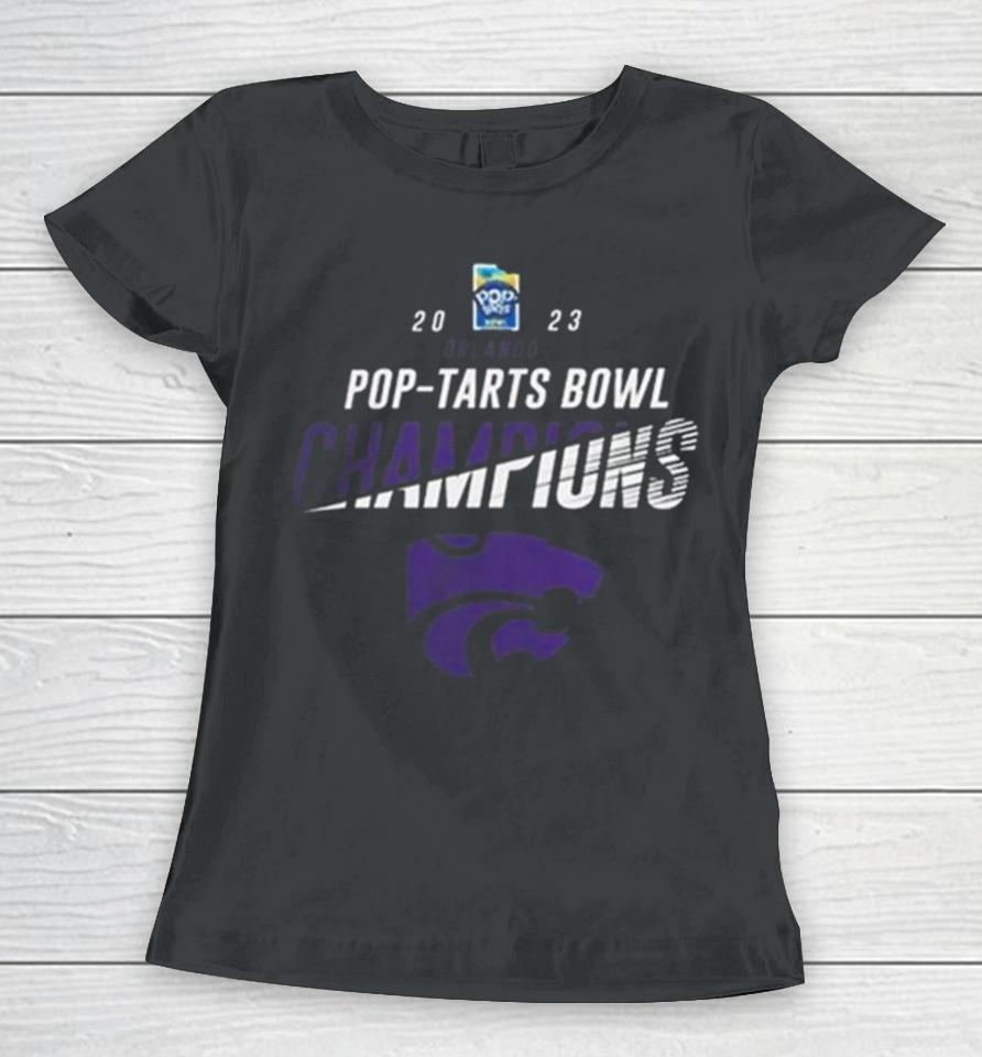 Kansas State Wildcats Win The 2023 Orlando Pop Tarts Bowl Champions Ncaa College Football Women T-Shirt