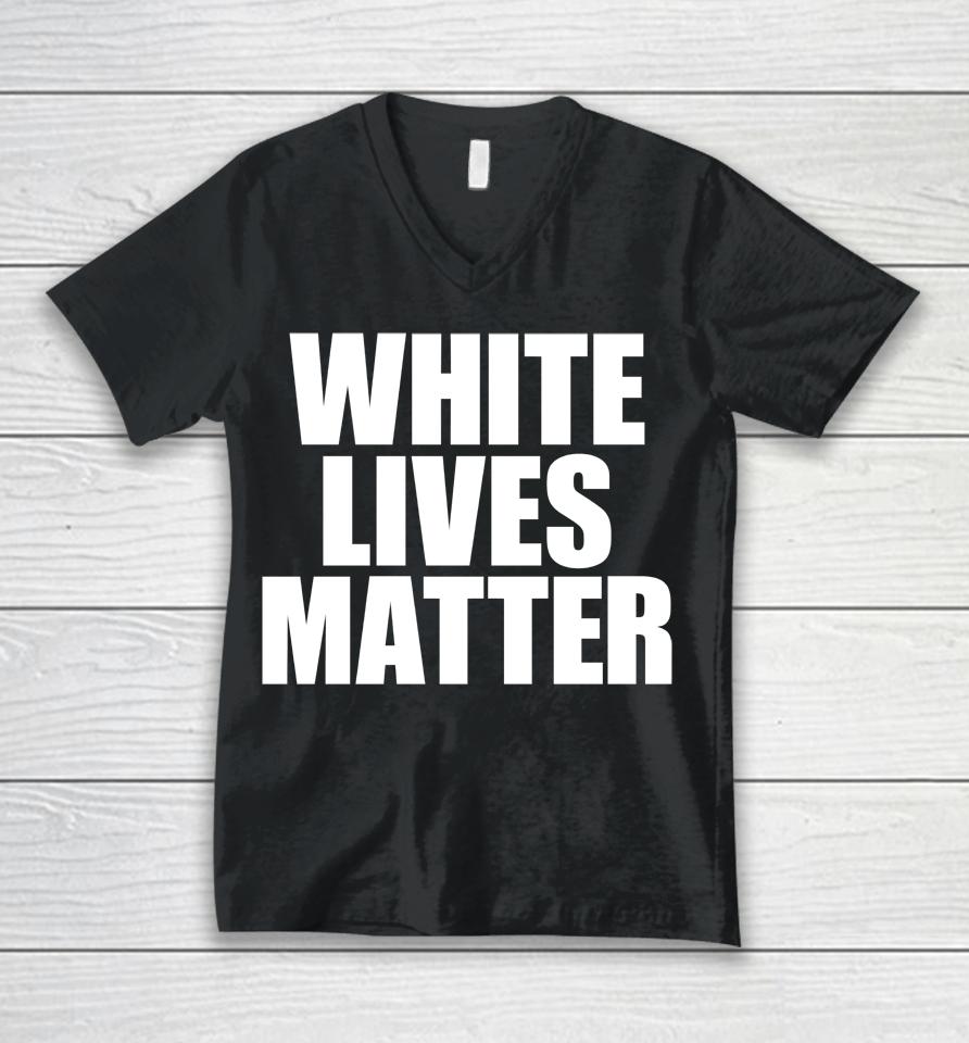 Kanye West White Lives Matter Unisex V-Neck T-Shirt