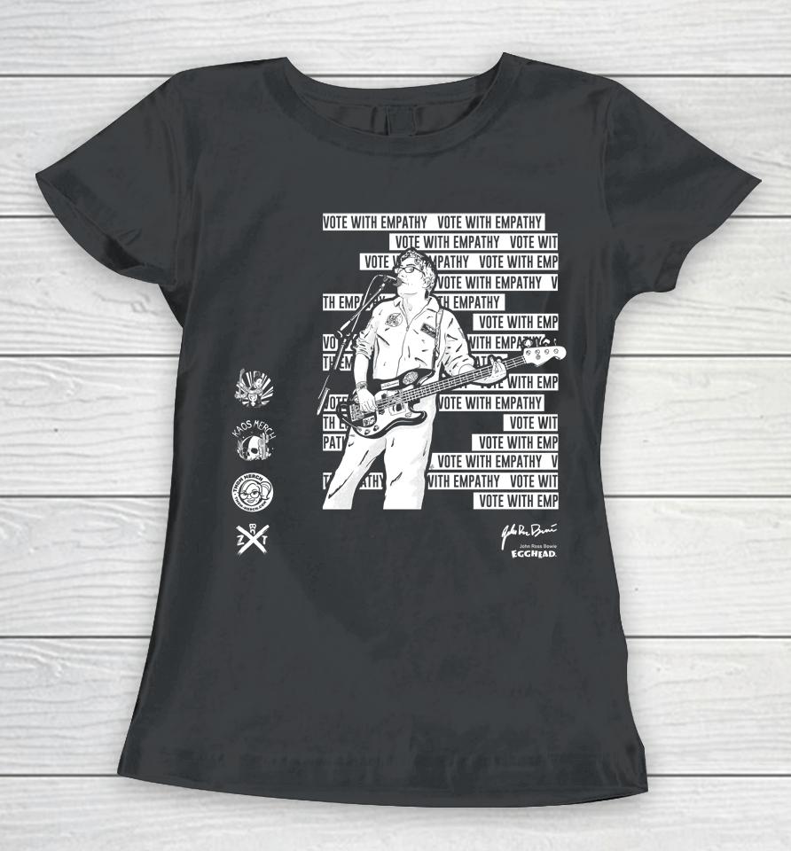 Kaos Merch John Ross Bowie Bassists Against Racists Women T-Shirt