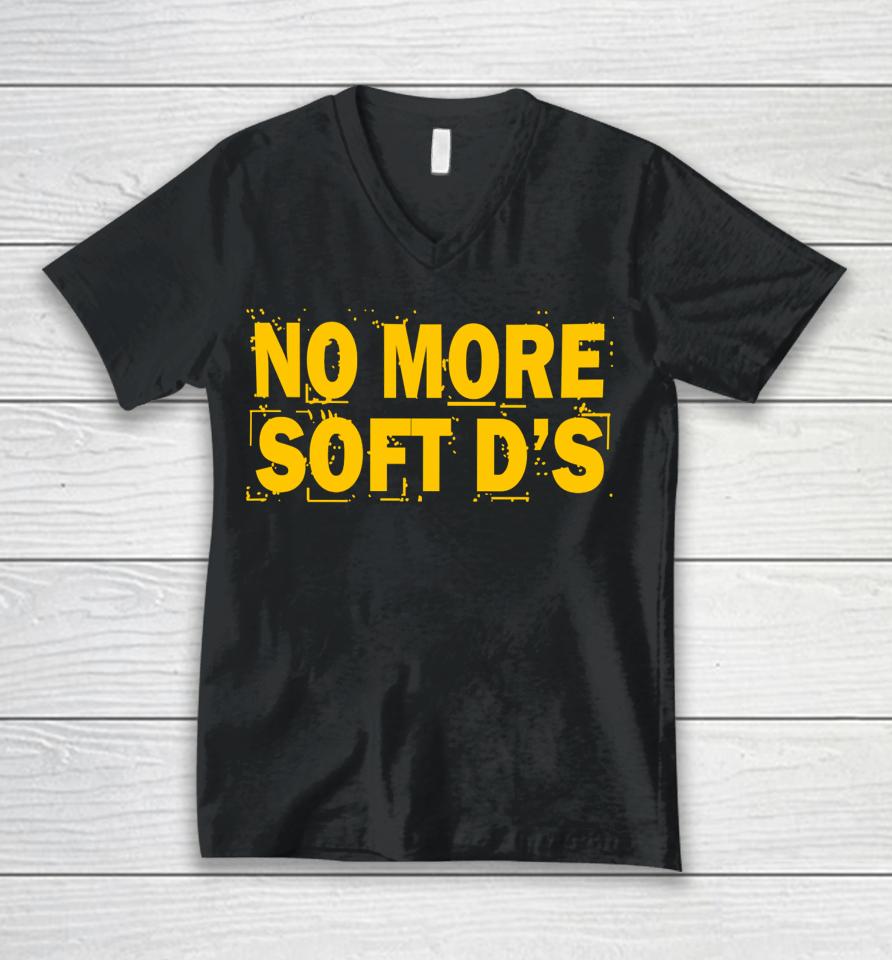 Karla D Wearing No More Soft D's Unisex V-Neck T-Shirt