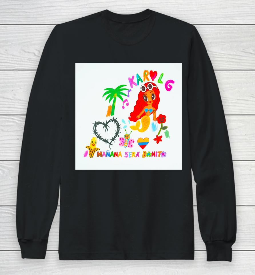 Karol G Store Manana Sera Bonito Collage Long Sleeve T-Shirt