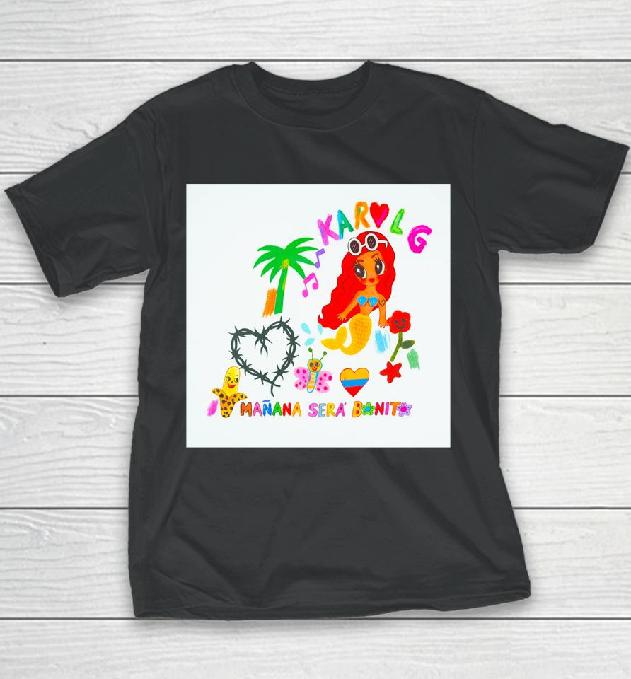 Karol G Store Manana Sera Bonito Collage Youth T-Shirt