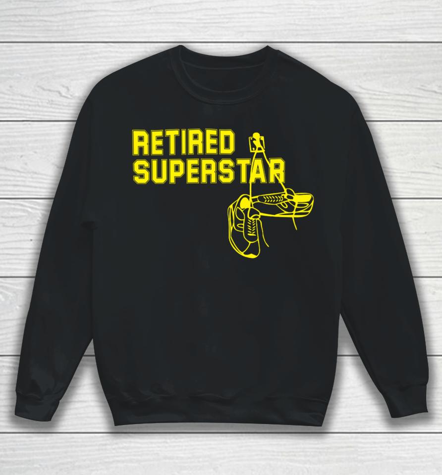 Kathyldg2023 Retired Superstar Shirt Eric Winter Wearing Retired Superstar Sweatshirt