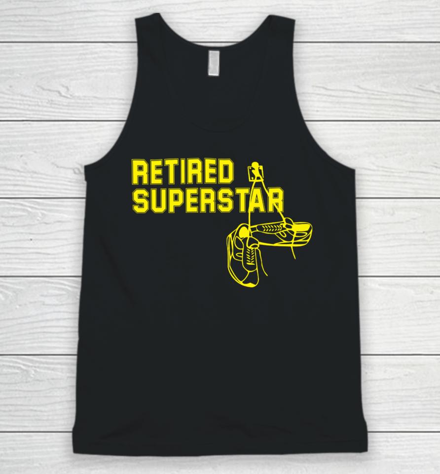Kathyldg2023 Retired Superstar Shirt Eric Winter Wearing Retired Superstar Unisex Tank Top