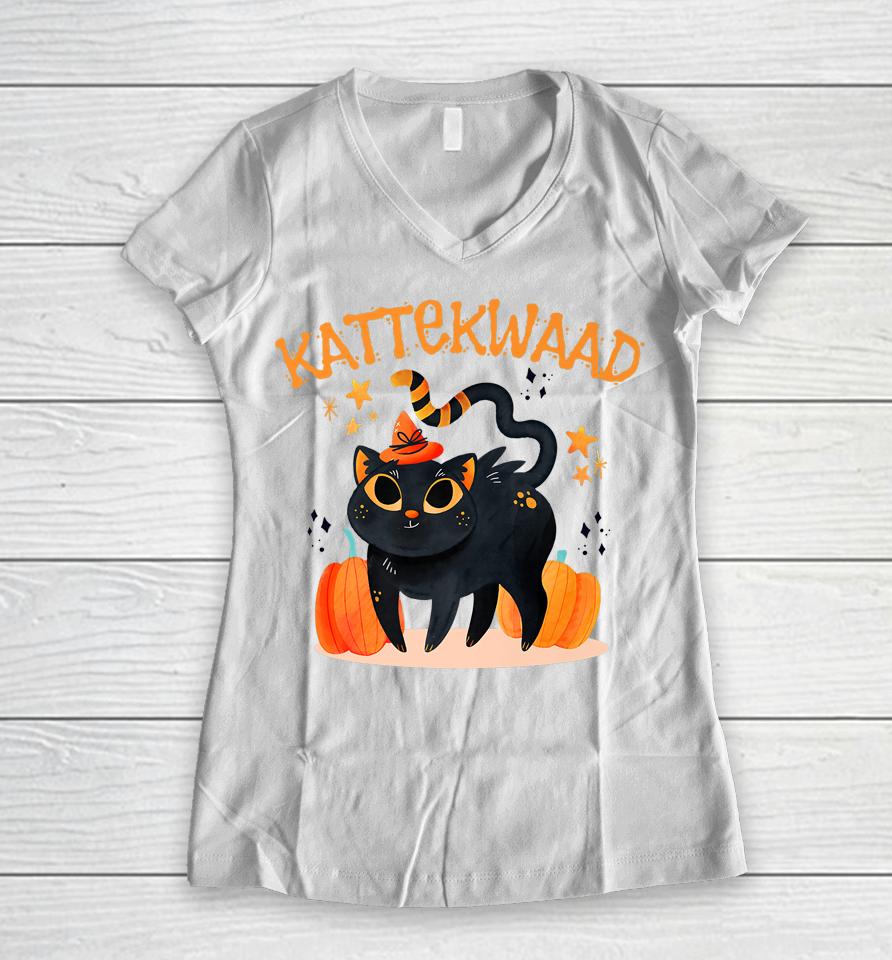Kattekwaad South African Women V-Neck T-Shirt