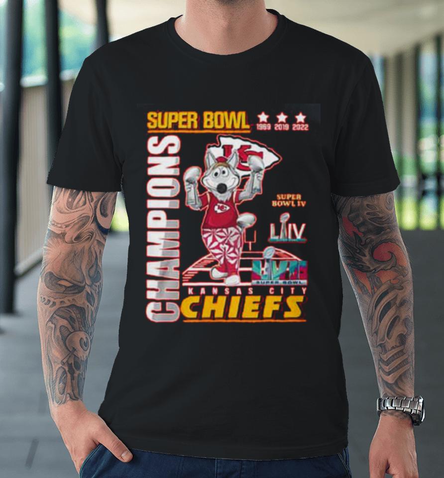 Kc Chiefs 3X Super Bowl Champions Premium T-Shirt