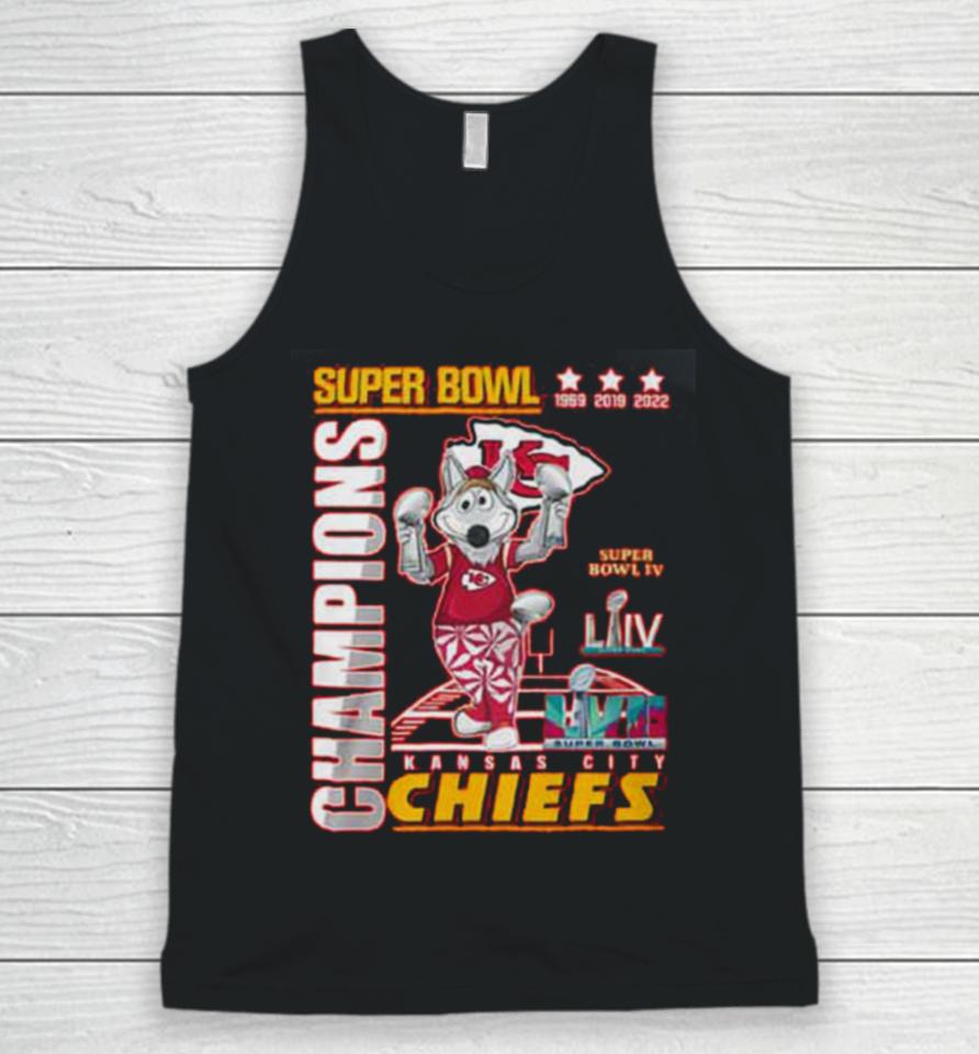 Kc Chiefs 3X Super Bowl Champions Unisex Tank Top