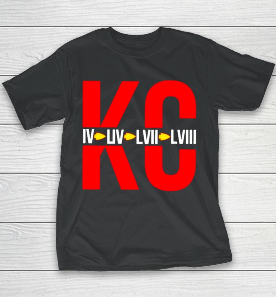 Kc Iv Iiv Lvii Lviii Youth T-Shirt
