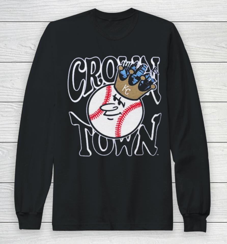 Kc Royals Bring Out The Blue Crown Town 2024 Giveaway Long Sleeve T-Shirt