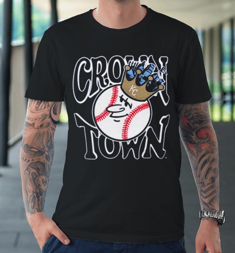 Kc Royals Bring Out The Blue Crown Town 2024 Giveaway Premium T-Shirt