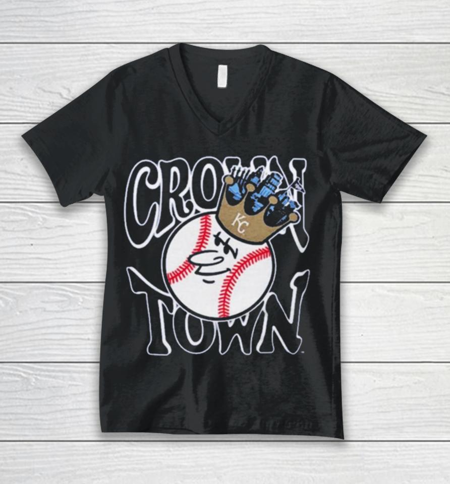 Kc Royals Bring Out The Blue Crown Town 2024 Giveaway Unisex V-Neck T-Shirt