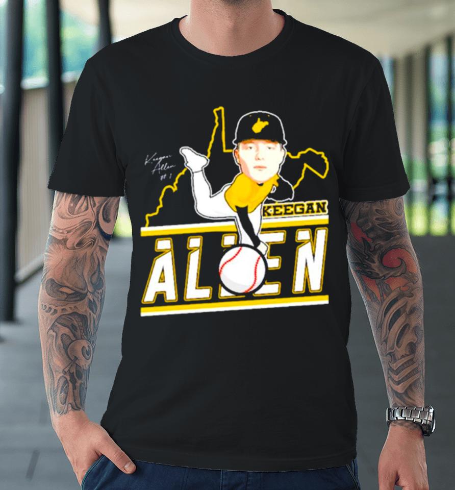 Keegan Allen West Virginia University Cartoon 2023 Premium T-Shirt