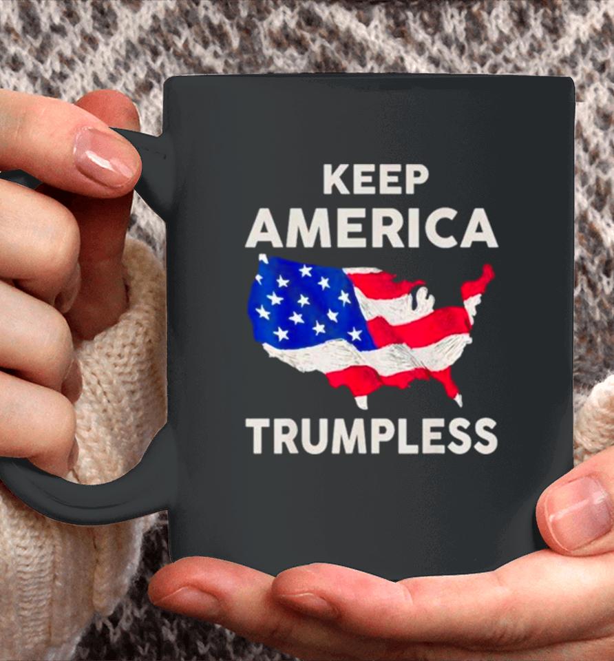 Keep American Trumpless Usa Flag Map Coffee Mug