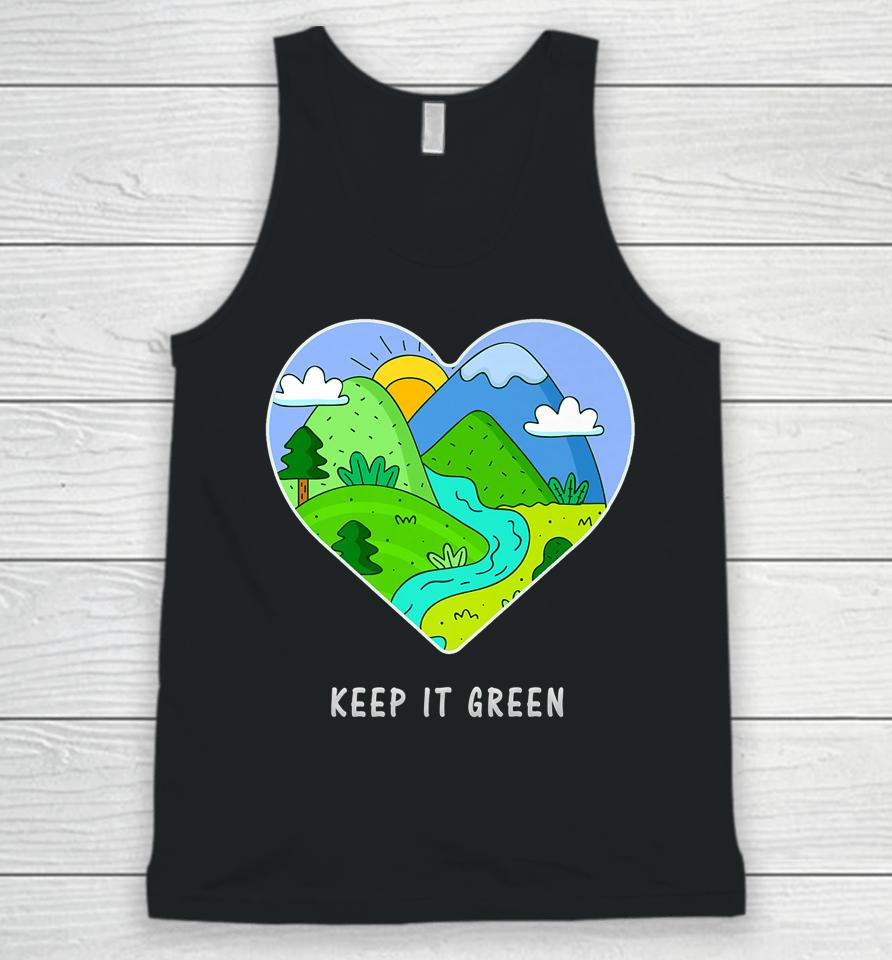 Keep It Green Earth Day Unisex Tank Top
